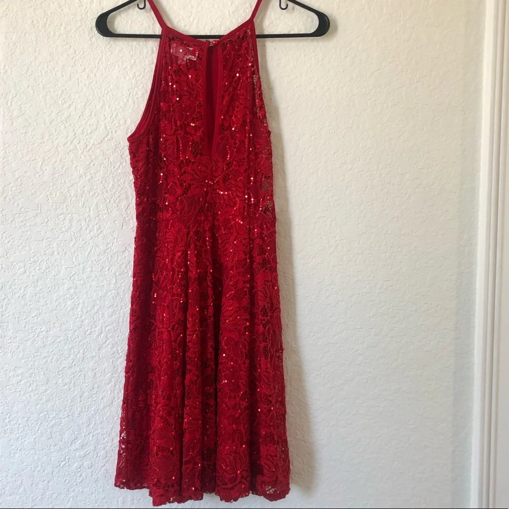 SPARKLED RED DRESS - Picture 2 of 2